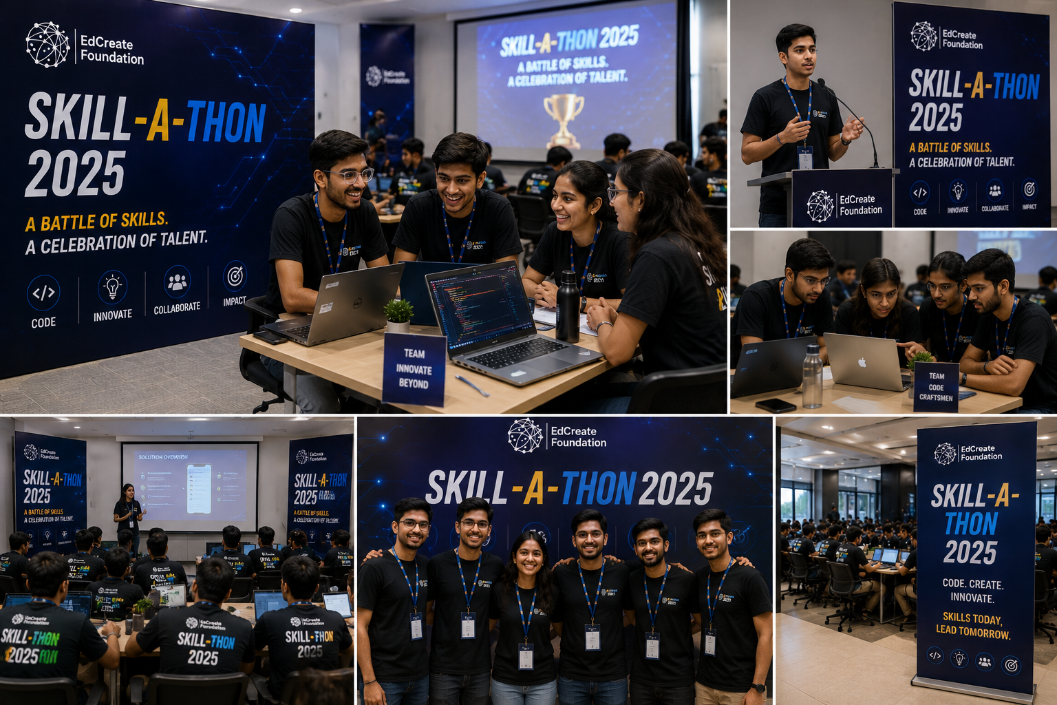 Skill-A-Thon students competing
